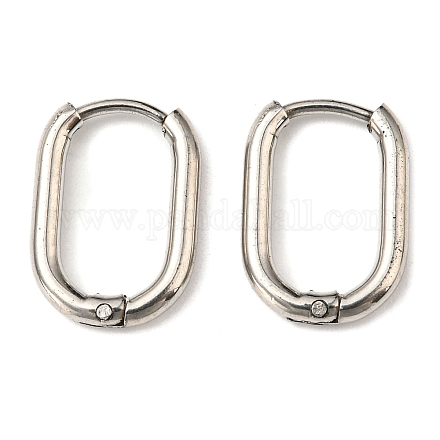 Серьги-кольца Huggie Hoop из нержавеющей стали EJEW-F322-03P-1