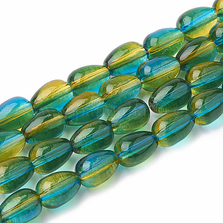 Perles de verre de peinture de cuisson GLAA-S175-02A-1