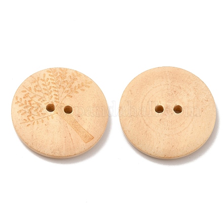 Carved Buttons with 2-Hole X-NNA0Z6R-1