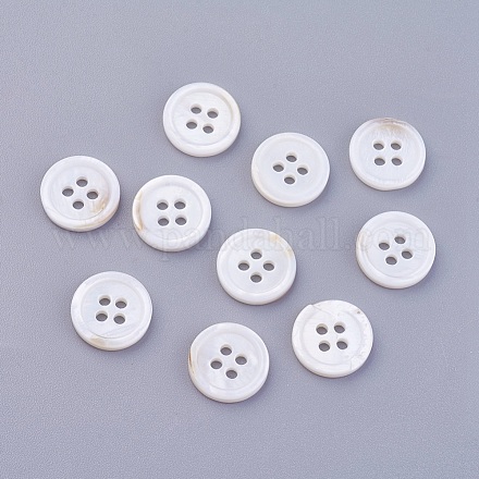 Botones de concha de 4 orificio BSHE-P026-17-1