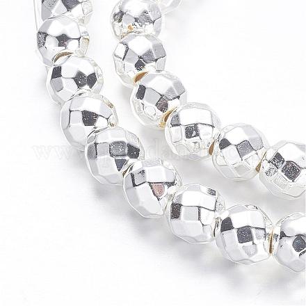 Non-magnetic Synthetic Hematite Beads Strands G-P218-33-S-1