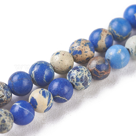 Natural Imperial Jasper Beads Strands G-I248-03D-1