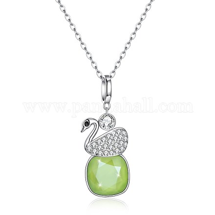 925 Sterling Silver Pendant Necklaces NJEW-BB30744-D-1