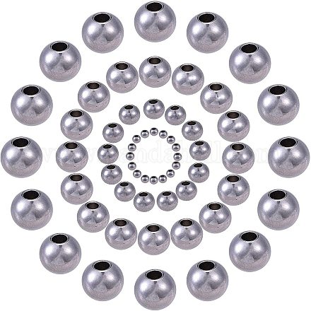 304 Edelstahl-Abstandhalter-Perlen STAS-NB0004-14-1