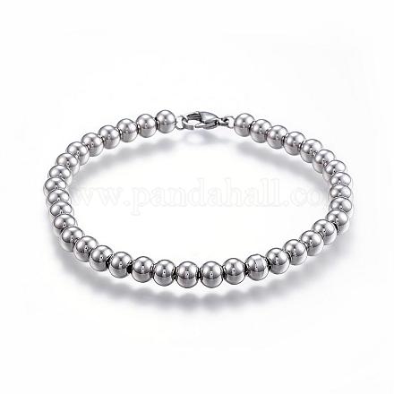 Bracelets de perle en 304 acier inoxydable BJEW-G544-31P-1