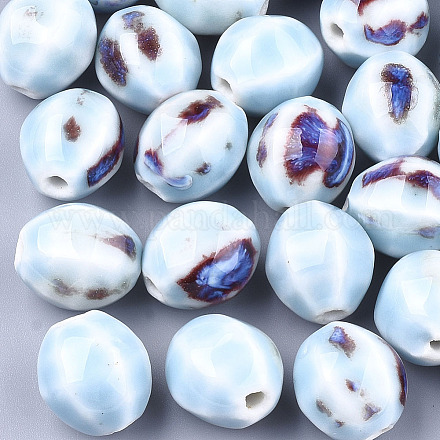 Handmade Porcelain Beads X-PORC-S498-47L-1