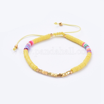 Bracelets de perles tressées réglables BJEW-JB05098-02-1