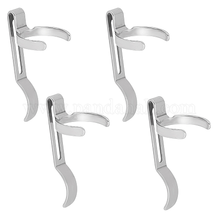 420 Stainless Steel Flashlight Clips AJEW-WH0415-53-1
