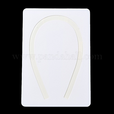 U Shaped Hole Acrylic Pearl Display Board Loose Beads Paste Board ODIS-M006-01H-1
