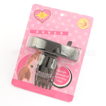 Plastikhaar Pony flauschigen Haar-Styling-Tools OHAR-R095-46-1