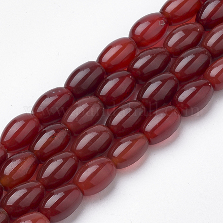 Dyed Natural Carnelian Beads Strands G-S273-07-1