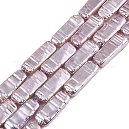 Hilos de cuentas de perlas de imitación de plástico abs KY-N015-04-05D-1