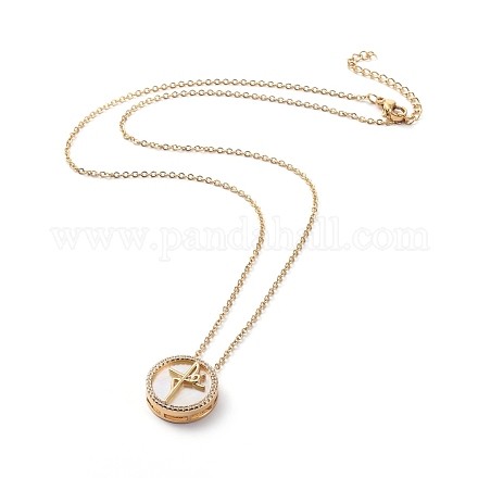 304 Stainless Steel Chain Necklaces NJEW-G335-17G-1