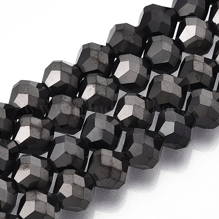Electroplate Glass Beads Strands EGLA-I019-FP02-1