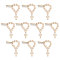 Wood Pendants Decroationg, Cross, BurlyWood, 74mm, 10pcs/set