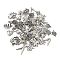 54Pcs 9 Style Thanksgiving Day Tibetan Style Alloy Pendants Sets, Mixed Shapes, Antique Silver, 12~24.5x10~19x1~8mm, Hole: 1~2mm, 6pcs/style