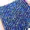 Natural Lapis Lazuli Beads Strands, Faceted, Rondelle, 4x3mm, Hole: 0.7mm, about 128pcs/strand, 15.16 inch(38.5cm)