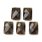Natural Labradorite Beads, Rectangle, Faceted, 14~14.5x10~10.5x5.5~6mm, Hole: 1.2~1.4mm