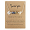 667 Stainless Steel with Natural Sodalite & Natural Yellow Quartz & Natural Unakite Chip Pendant Necklaces, Stainless Steel Color, Flat Round with 12 Constellations Pattern, Scorpio, 19.29~20.08 inch(49~51cm)