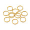 304 Stainless Steel Open Jump Rings, Real 18K Gold Plated, 10x1mm, Inner Diameter: 8mm