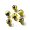 Printed Natural Wood, Pearlized, Carnival Series, Clown, 15.5x14.5mm, Hole: 4.5mm