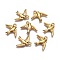 Alloy Pendants, Bird, Cadmium Free & Nickel Free & Lead Free, Antique Golden, 17.5x22.5x1.5mm, Hole: 2mm