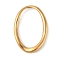 304 Stainless Steel Linking Rings, Textured Oval, Real 18K Gold Plated, 19x13x2mm, Inner Diameter: 15.5x9.5mm