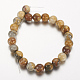 Natural Crazy Agate Round Bead Strands X-G-M272-03-8mm-2