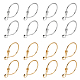 Brass Hoop Earrings KK-FH0001-34-1