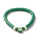 Ensemble de bracelets extensibles de perles heishi en argile polymère et hématite synthétique BJEW-JB07382-7