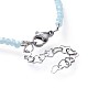 Bracelets de perles de verre à facettes BJEW-JB04593-01-3