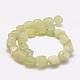 Xiuyan naturelle brins de perles de jade G-K153-D05-2