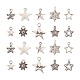 100шт 10 стиля сплава звезды талисманы тибетского стиля TIBEP-CJ0001-48-1