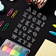 カスタムPVCプラスチッククリアスタンプ  DIYスクラップブッキング用  装飾的なフォトアルバム  カード作り  文字  160x110x3mm DIY-WH0448-0347-4