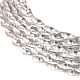 Benecreat 9 Gauge / 3mm Silber Twsit Draht 33 Fuß / 10m Spiral Aluminium Basteldraht für Halskette Armband und andere Schmuckherstellung AW-BC0003-10B-1