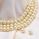 Umweltfreundliche runde Perlen aus gefärbtem Glasperlen HY-BC0001-6mm-RB012-5