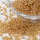 8/0 Silver Lined Round Glass Seed Beads SEED-K003-3mm-M07-06-1