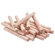 Gomakerer 20 pz bastoncini artigianali in legno WOOD-WH0022-27A-1