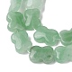 Verde naturale perline avventurina fili G-K359-D08-01-4