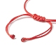 Плетеный шнур из вощеного полиэстера X1-AJEW-JB01153-02-3