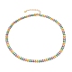 Brass Enamel Cobs Chains Jewelry Sets SJEW-JS01143-2
