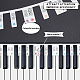 Silicone Removable Piano Keyboard Note Guides DIY-WH0292-81A-4