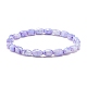 Bling imitation pierres précieuses perles de verre en forme de larme bracelet extensible pour les femmes BJEW-JB07421-2
