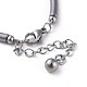 304 Stainless Steel Charm Bracelets BJEW-JB04514-3