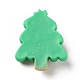 オペーク樹脂カボション  クリスマスツリー  ミディアムシーグリーン  24.5x19x6mm RESI-G039-04-3