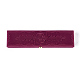Boîtes de collier de velours motif fleur rose VBOX-O003-01-3