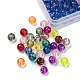 600 pièces 15 couleurs banc de tirage perles de verre transparentes GLAD-SZ0001-03-3
