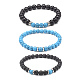 Stretch Bracelets Set for Girl Women BJEW-JB06889-1