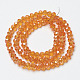 Electroplate Transparent Glass Beads Strands EGLA-A034-T4mm-H12-2