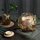 SUPERFINDINGS butterfly candle holders Flower Butterfly Decoration Candlestick Tealight Candles Holder for Weddings Elegant Decorations AJEW-WH0019-30-6